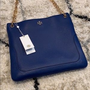 Tory Burch Marsden Swingpack Fresh Blueberry NWT